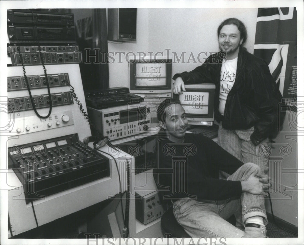 1992 Press Photo Tony Flores TV Host