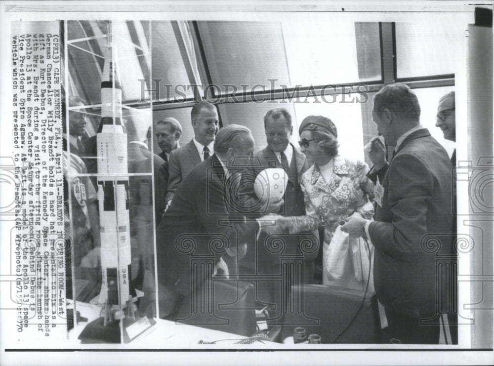 1970 Press Photo Willy Brandt