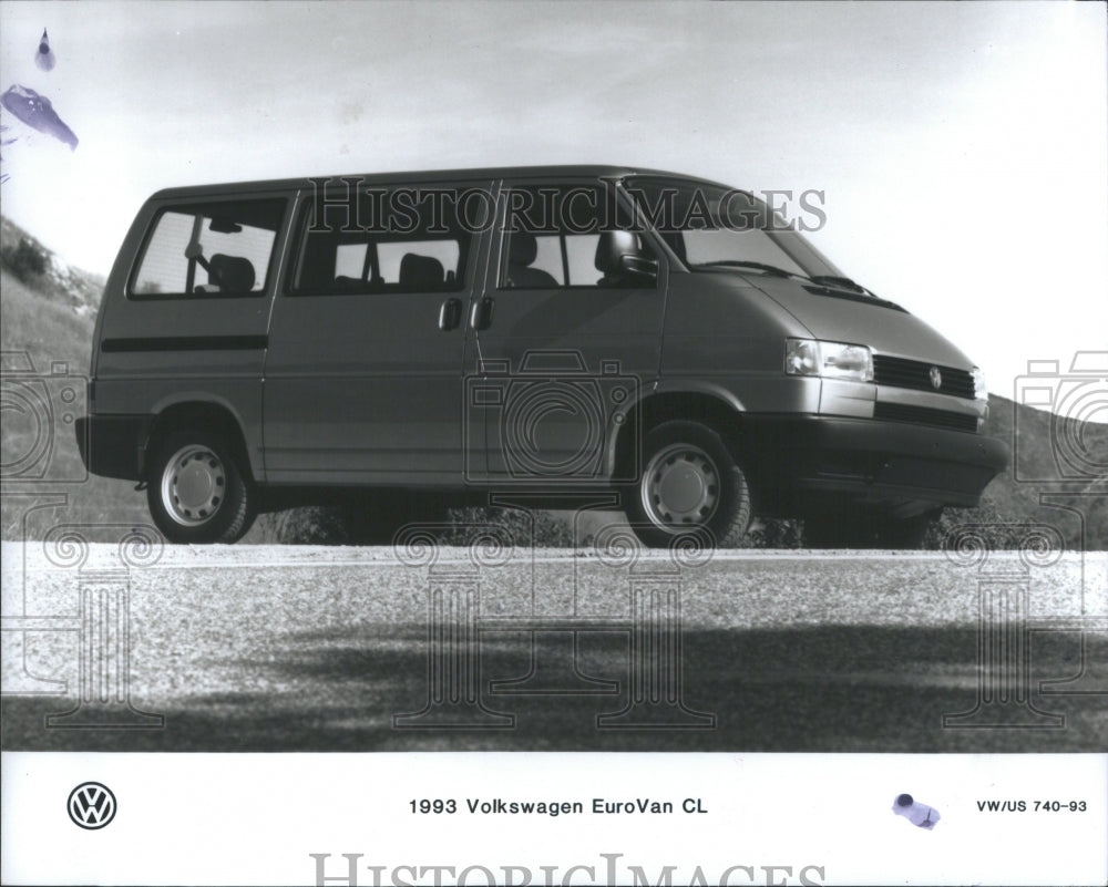 1994 Press Photo Volkswagen EuroVan CL