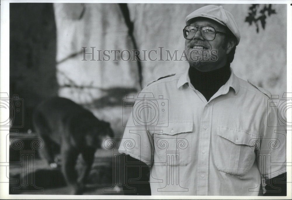 1989 Press Photo Terry Domico Author