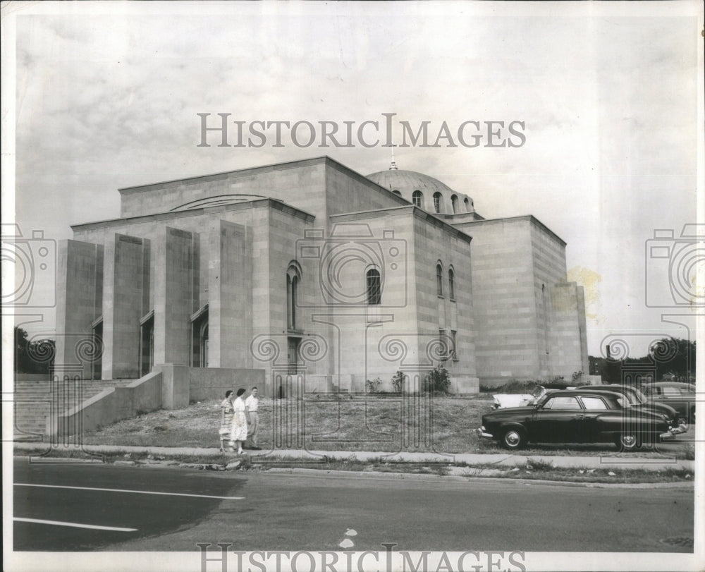 1955 Press Photo Greak Church