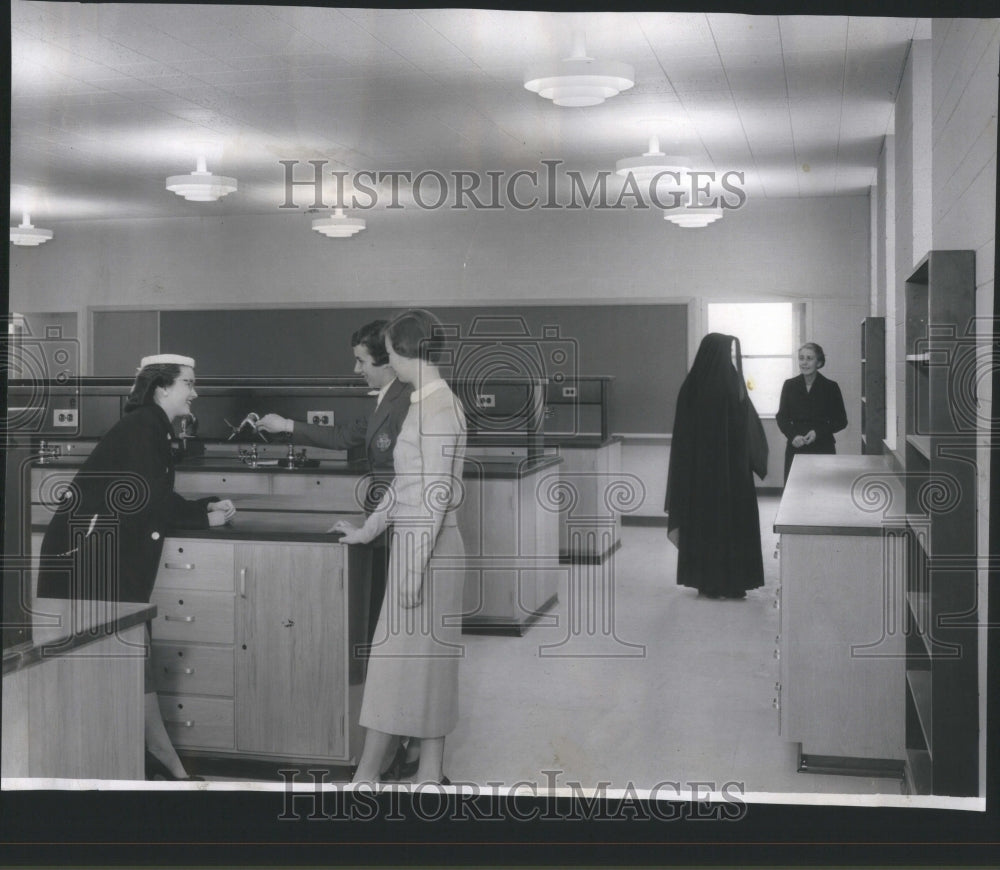 1956 Press Photo New St. Xavier College