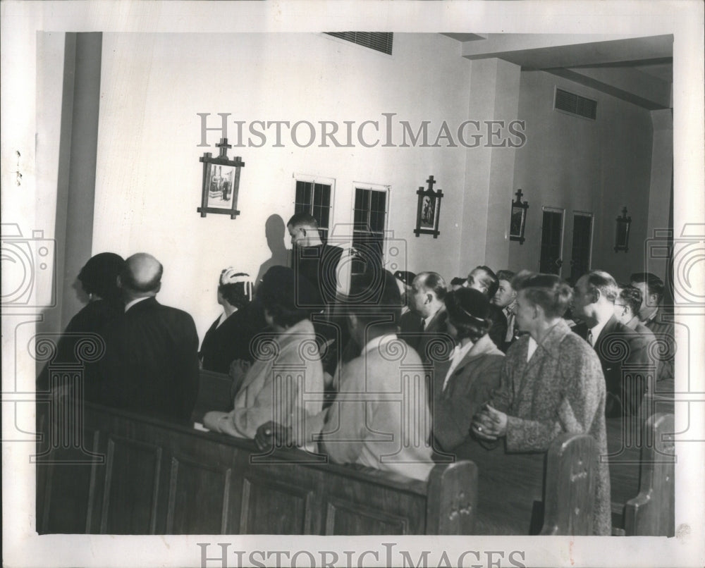 1955 Press Photo St.Peter&#39;s Church