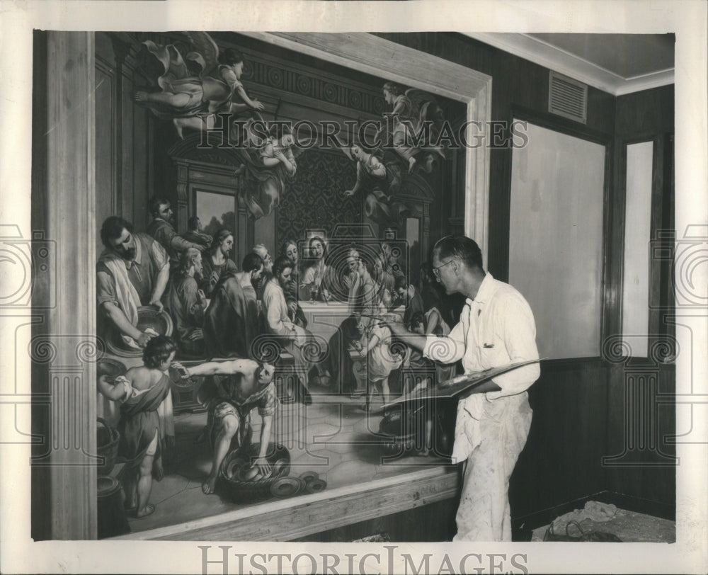 1953 Press Photo St. Peter&#39;s Church