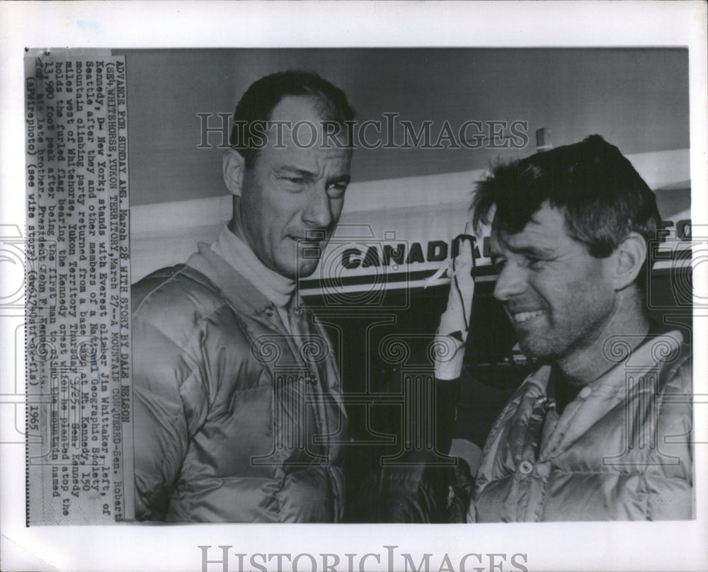 1965 Press Photo Robert Kennedy