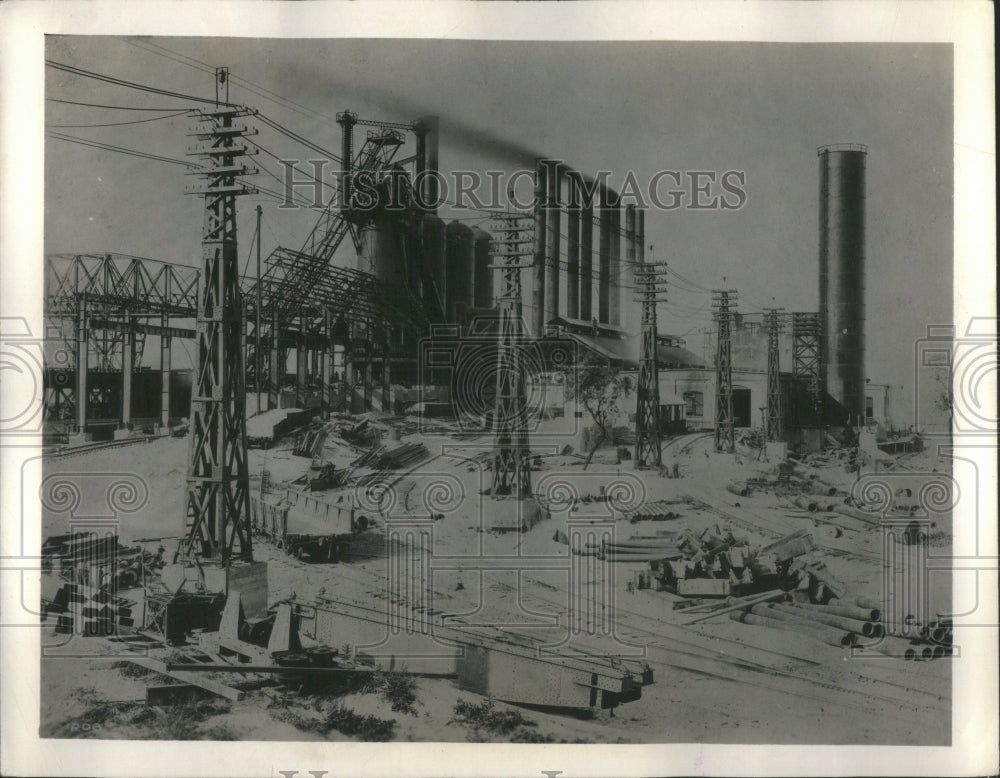 1943 Press Photo InlandSteel Company Anniversary Harbor