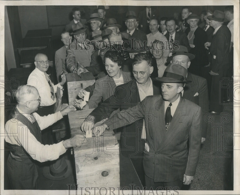 1949 Press Photo Votes are a people of Votia in Ingria