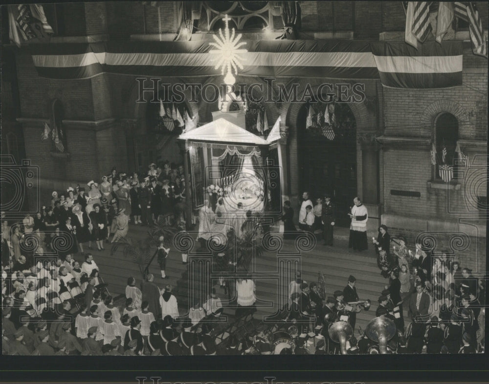 Press Photo Church Notre Dame Flournoy Corpus Christi L