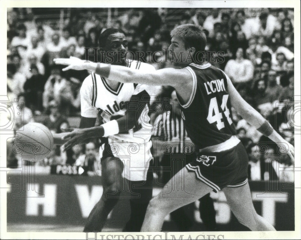 1988 Press Photo Northwestern Basketball Phil Styles