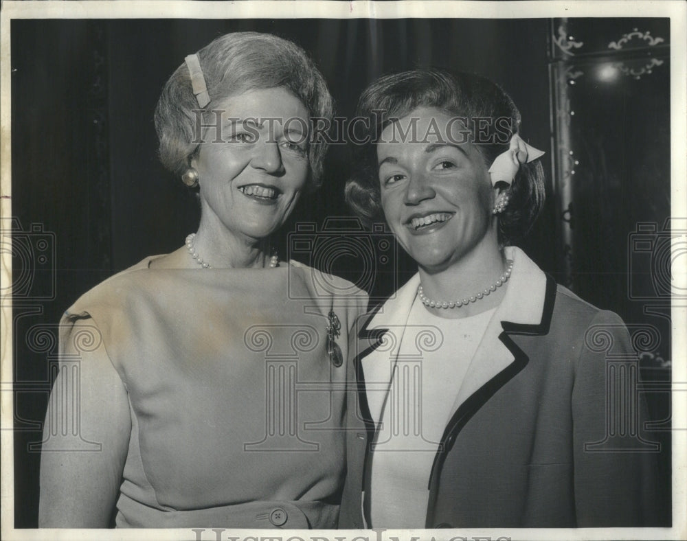 1965 Press Photo American Cancer Soc. Mrs. Lydon Wild