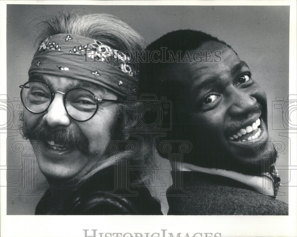 Press Photo of Comedians Jim Wiggins and Aaron Feeman