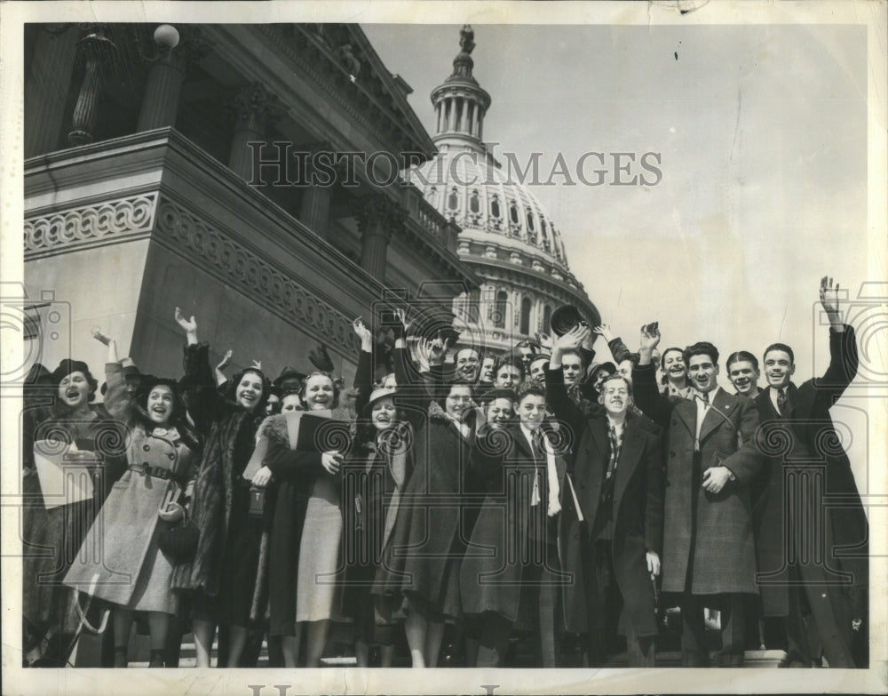 1938 Chicago Attend Youth Congress Press Photo