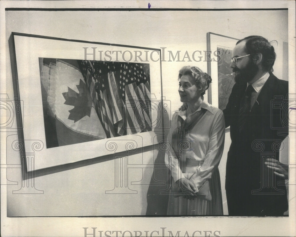 1976 Press Photo Loraine Friends Bruce McKean Officer