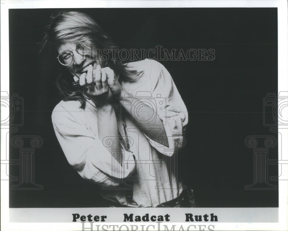 1979 Press Photo Peter &quot;Madcat&quot; Ruth Harmonica Player