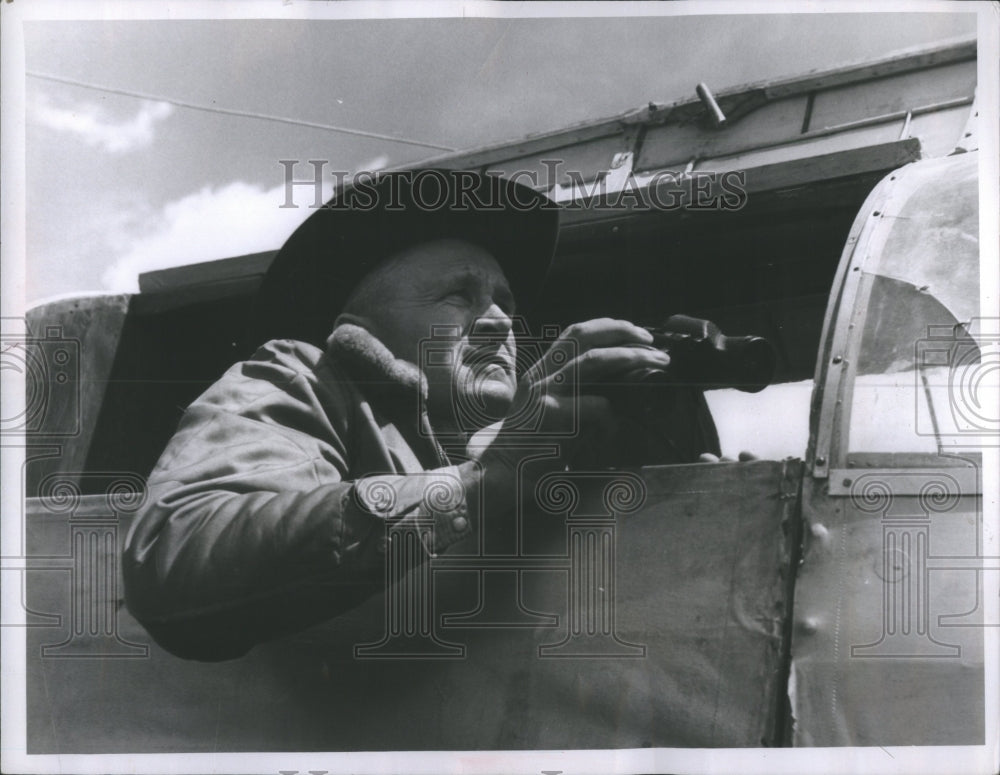 1952 Press Photo Cold Patrol-In Winter Snow Jackson