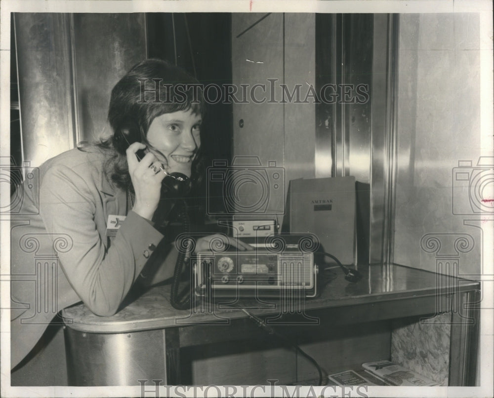 1972 Press Photo Experiment new radio system