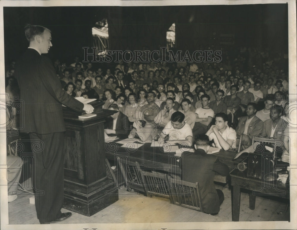1940 Press Photo American Youth Congress 500 Delegates
