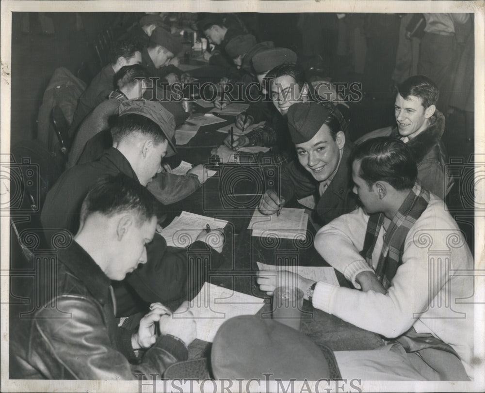 1951 Press Photo Army Air Corps Reserve Hare Field