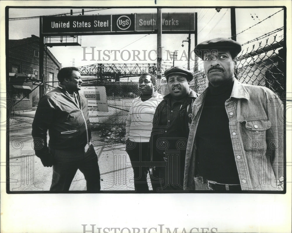 1983 Press Photo Roosevell Adams Darwin Bess Walter