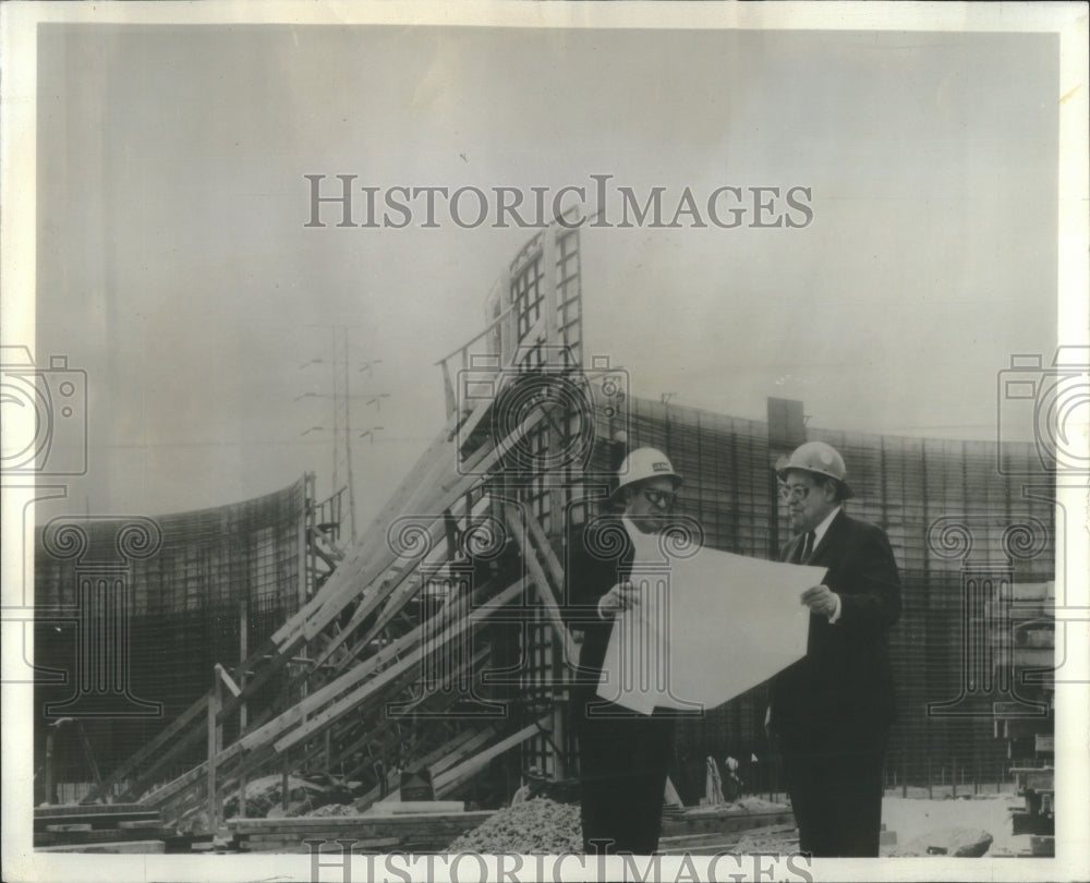 1968 Press Photo Progress Major Water Pollution Control