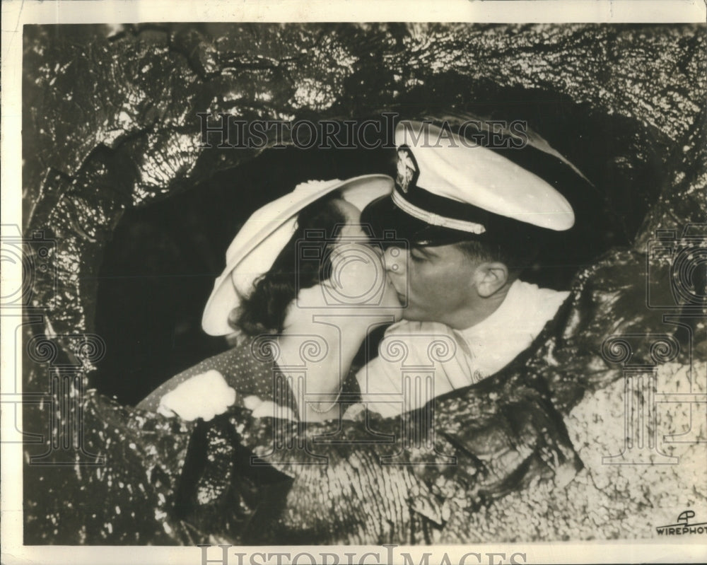 1937 Press Photo Jack Obermeyer Honor US. Naval Academy