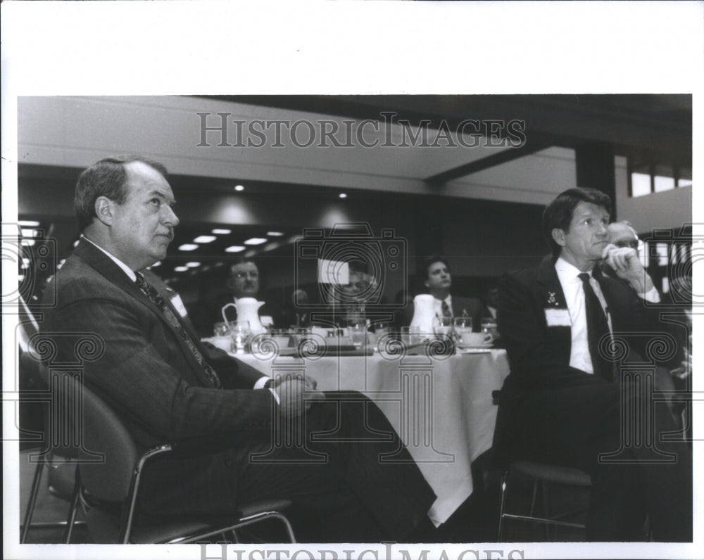 1992 Press Photo Gundar Myran Presidnet Washtenaw