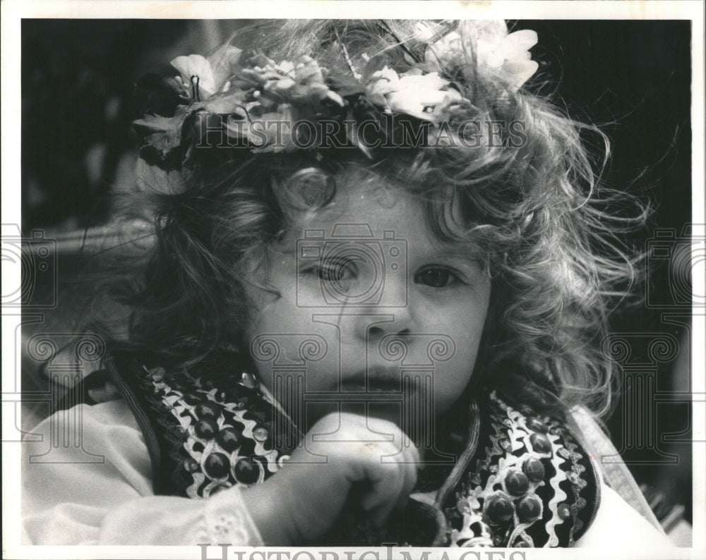 1988 Press Photo Polish National Alliance Parade Littl