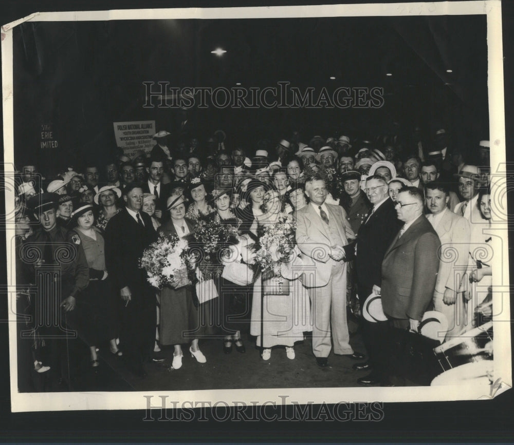 1936 Press Photo Polish National Alliance 300 Chicagoan