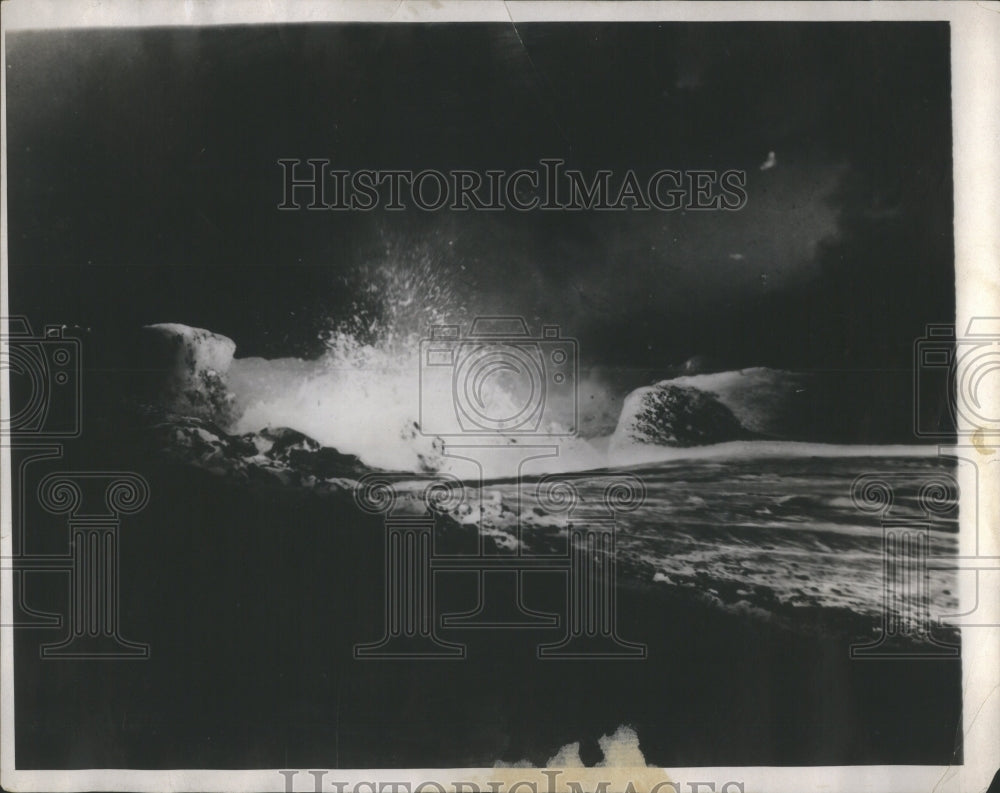 1928 Press Photo Halcmaumau Pit Killaue Volcane Haweli
