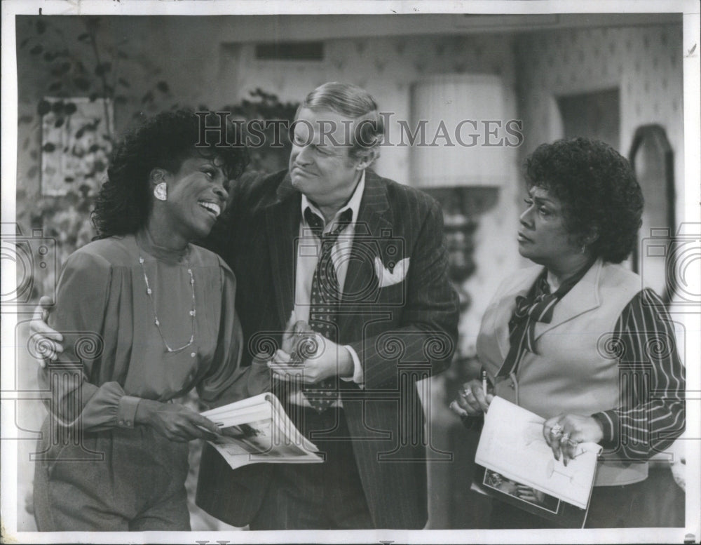 1993 Press Photo Jeffersons Isabel Sanford Mike Evans