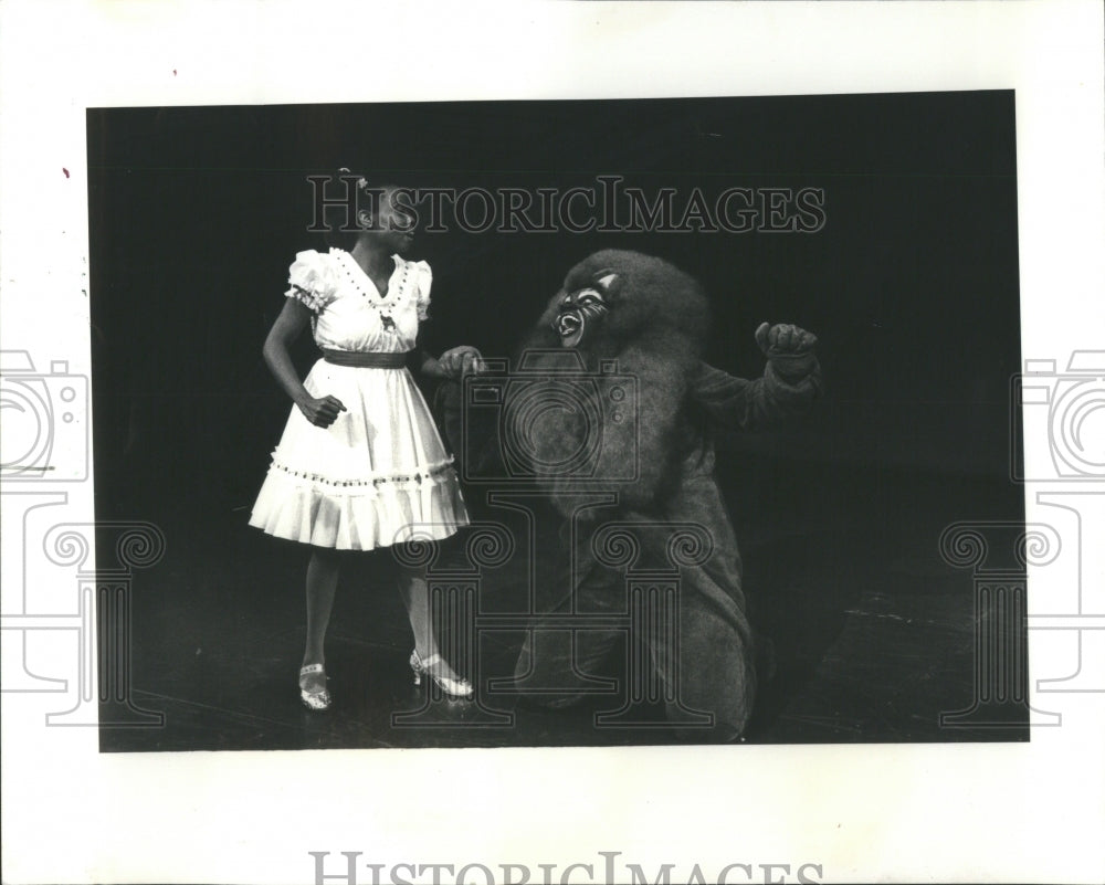 1976 Press Photo Renee Harris Dorothy Ken Prymus Wiz