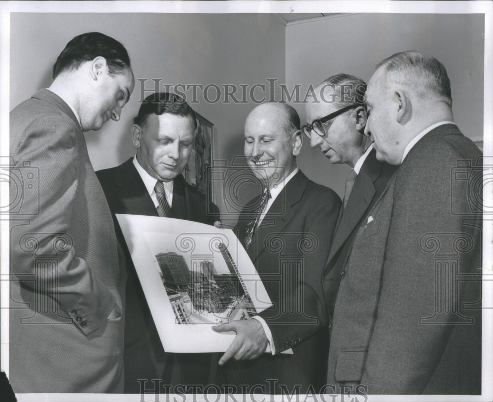 1955 Press Photo Hans Rombactt Losef Gockelyn Hans