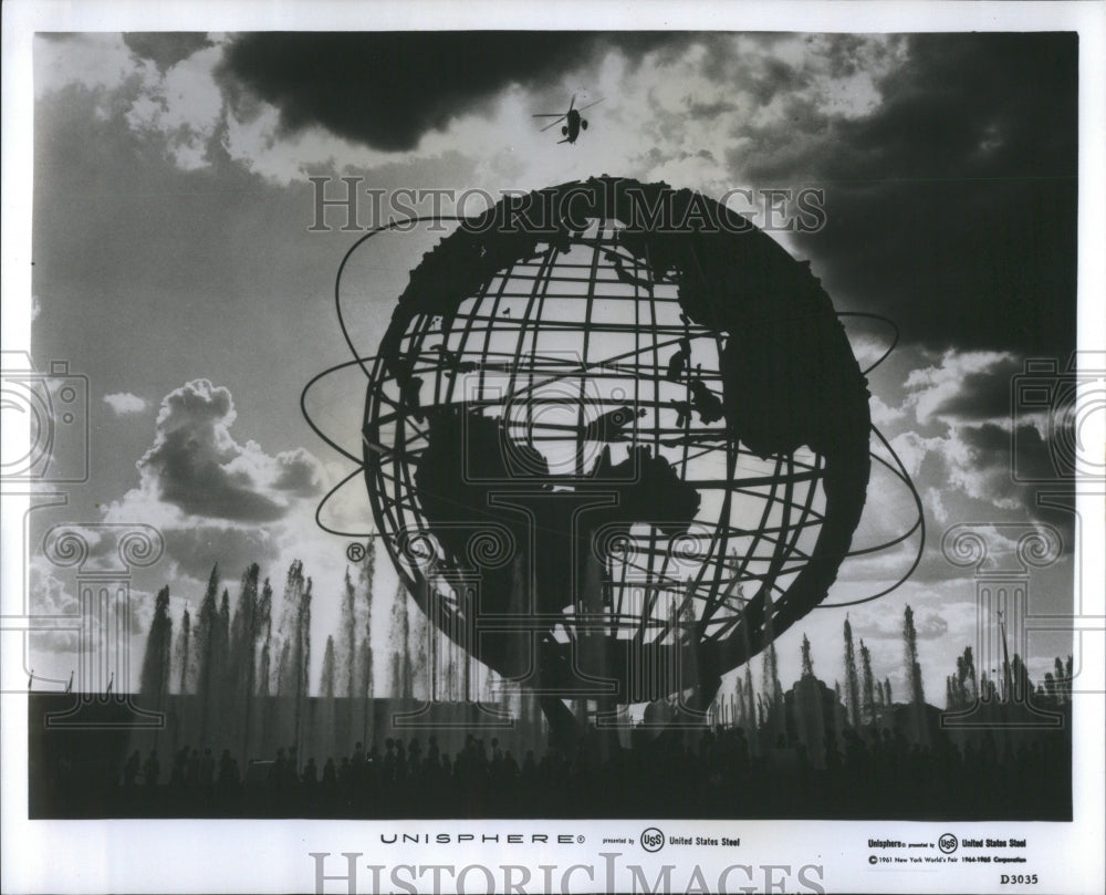 1966 Unispehere Theme Symbol New York - Historic Images