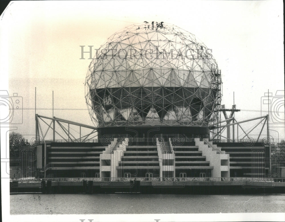 1986 Workmen Geodesic Dome Flase Creek - Historic Images