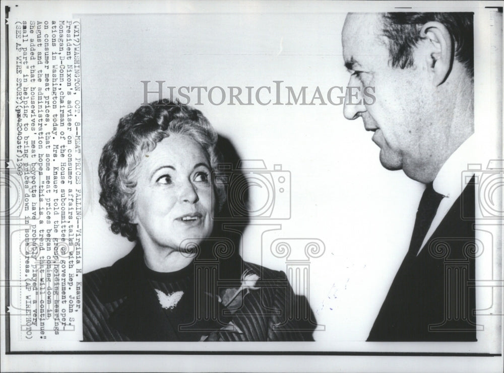 1969 Press Photo Virginia H. Knauer Nixon&#39;s Adviser