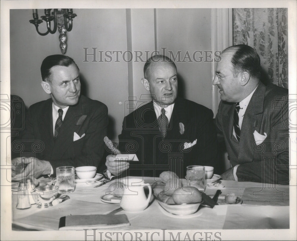 1945 Press Photo Jess H.Blackmore John S.Kingh Speaker