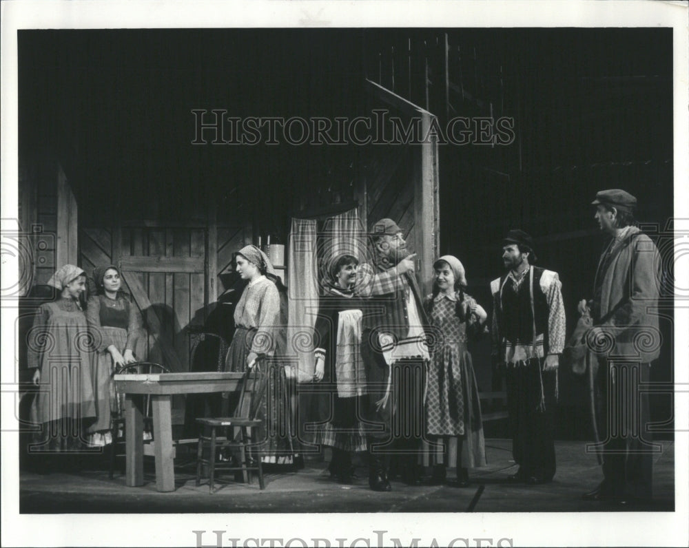 1987 Press Photo Fiddler Roof Birmingham Theater Kathy