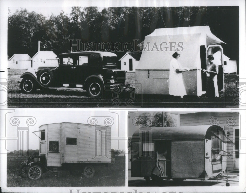 1963 Press Photo Vehical RV North America Term Motor