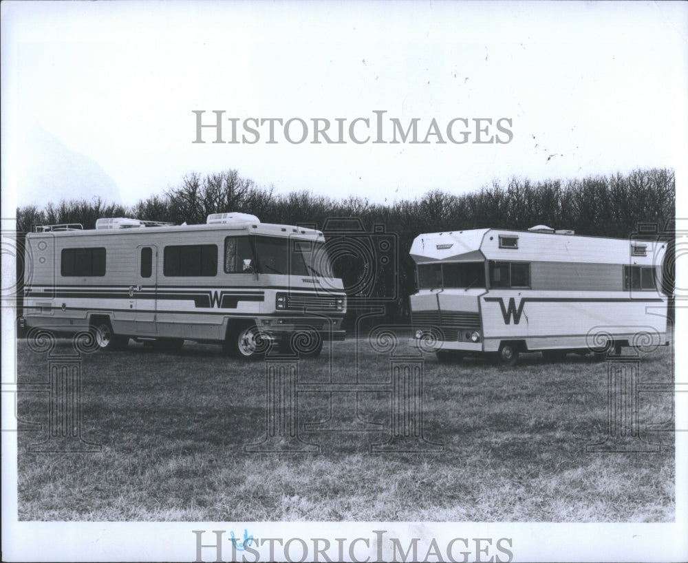 1977 Press Photo RV North America Space Home Motor