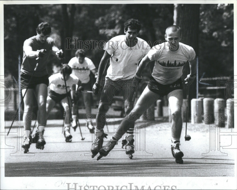 1985 Northern Michigan Univ Olympic Training Press Photo