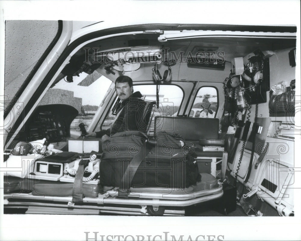 1990 University Michigan Medical Pilot Press Photo