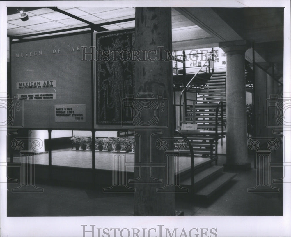 1958 Press Photo University of Michigan Art Museum