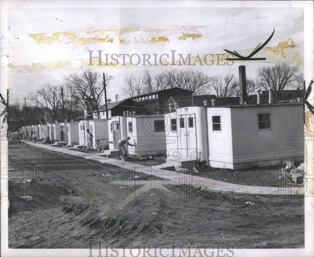 1945 Press Photo Village Institution English School