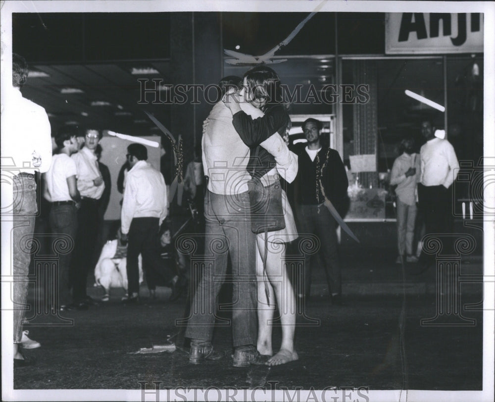 1969 Press Photo Students