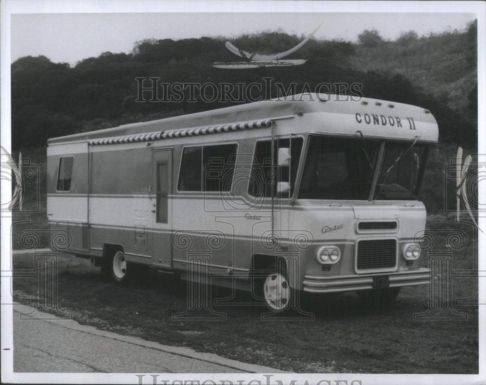 1971 Press Photo Condor II Motor Home