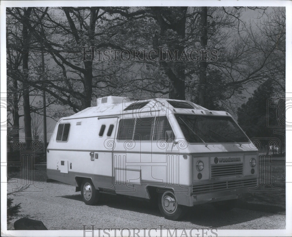 1975 Press Photo New Recreational Vehicle RV Camper