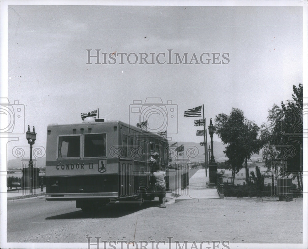 1973 Press Photo Motor Home Vehicle Living Engine Rv