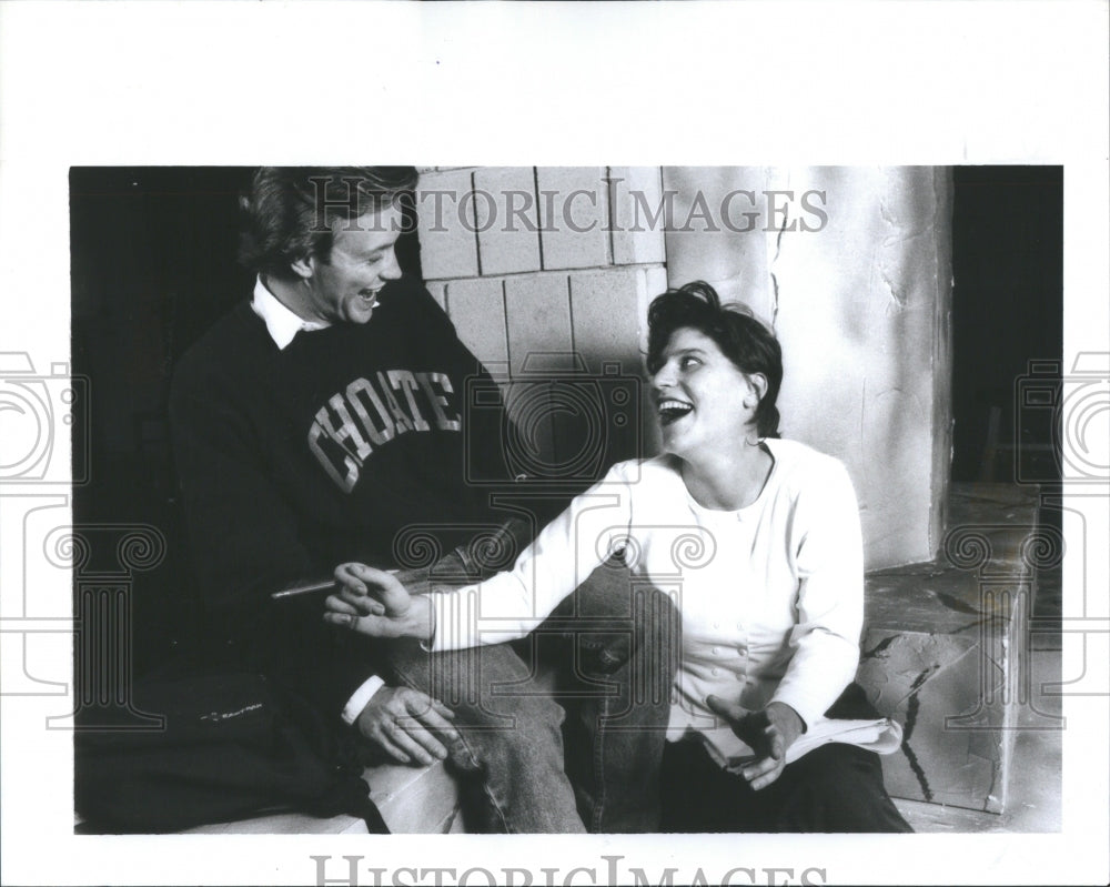 1990 Press Photo Stephen Knollenberg Denise Edward Oak