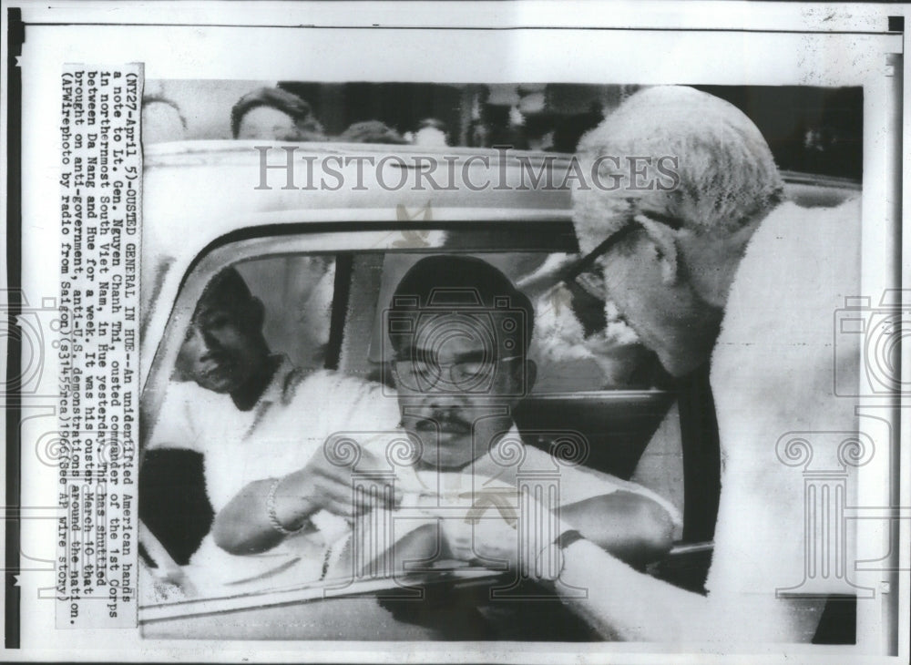 1966 Press Photo Lt. Gen. Nguyen Chanh Thi