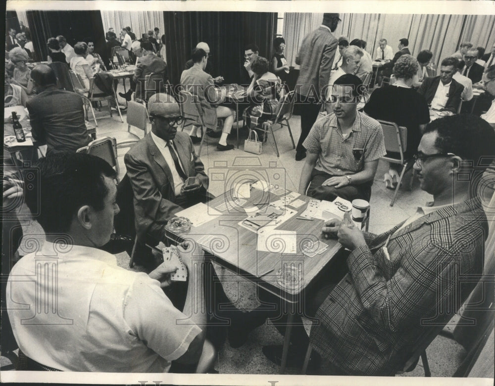 1966 Press Photo Both Negros Palmer House